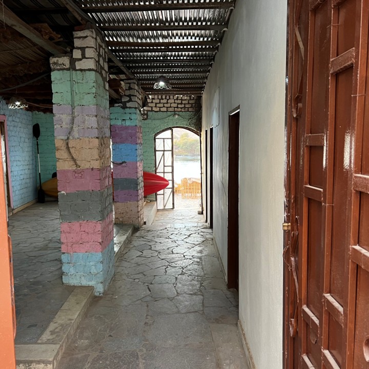 Colored Hallway