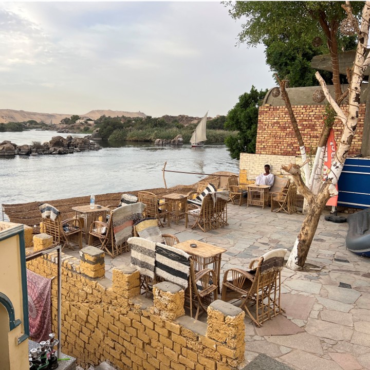 Open area with top level seats